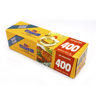 PAPEL ALUMINIO EL ABUELO JOSE 400 PIEZA