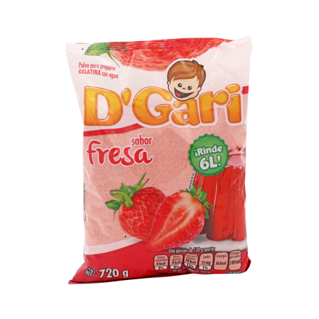 GELATINA FRESA D GARI 720 G PIEZA