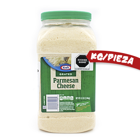QUESO PARMESANO KRAFT  KG PIEZA MAYOREO
