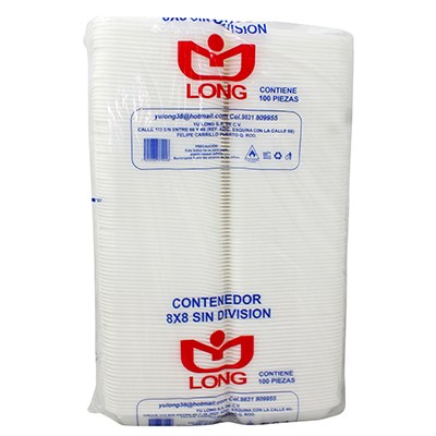 CONTENEDOR L 38 DIVISION LONG 100 PIEZAS