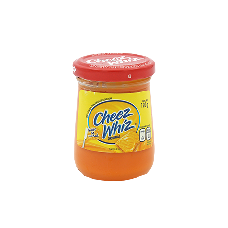 QUESO FUNDIDO KRAFT CHEEZ WHIZ 120 GRS PZA
