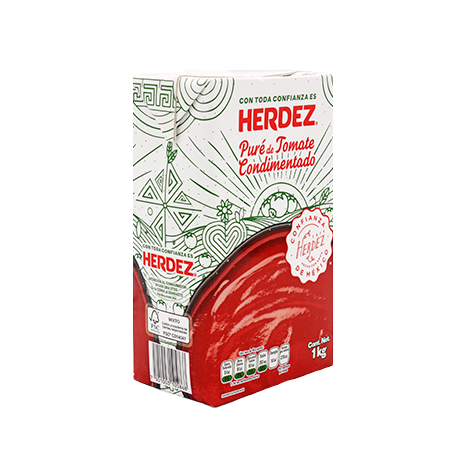 PURE DE TOMATE CONDIMENTADO HERDEZ 1 K PIEZA