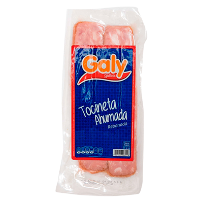 TOCINETA AHUMADA REBANADA GALY 1 KG PIEZA