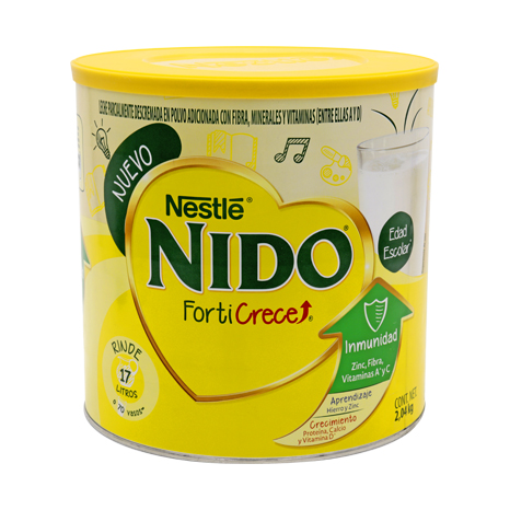 LECHE EN POLVO NIDO CLASICA LATA 2.04 KG PIEZA