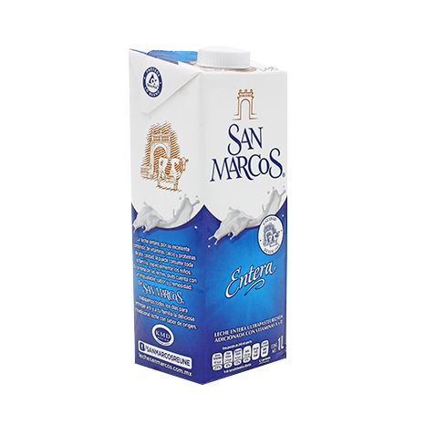 LECHE ENTERA SAN MARCOS 1 LT PIEZA