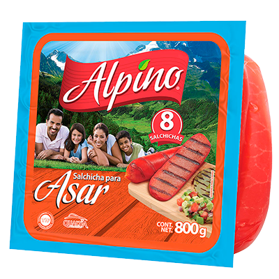 SALCHICHA PARA ASAR ALPINO 800 G PIEZA