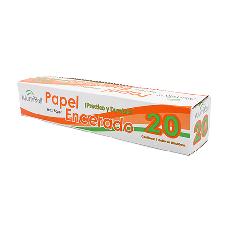 PAPEL ENCERADO ALUMIROLL 20 MTS